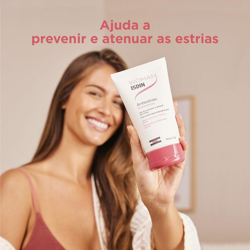 Creme-Antiestrias-Corporal-com-Oleo-de-Rosa-Mosqueta-Isdin-Woman-245-g