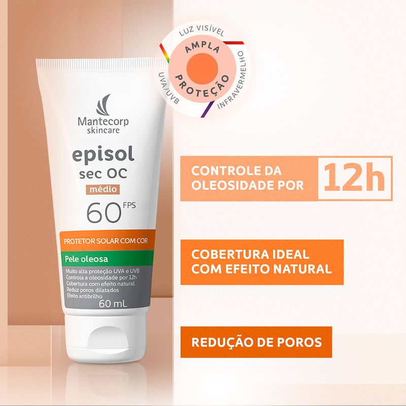 Protetor-Solar-Mantecorp-Episol-Sec-Oc-FPS-60-Medio-60-ml