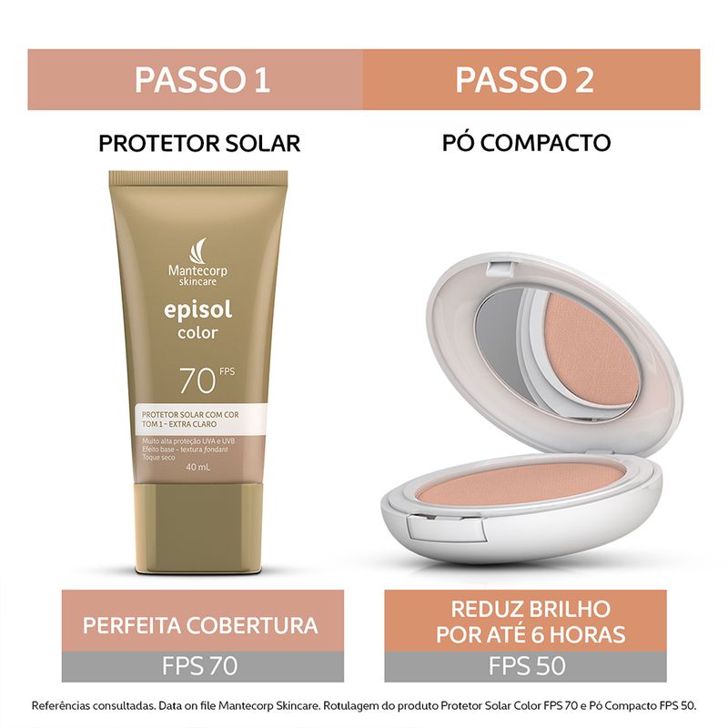 Protetor-Solar-Facial-Mantecorp-Episol-Color-Tom-1-Extra-Claro-Fps-70-40-ml
