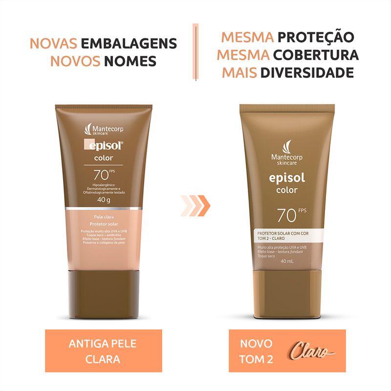 Protetor-Solar-Facial-Mantecorp-Episol-Color-Tom-2-Claro-Fps-70-40-ml