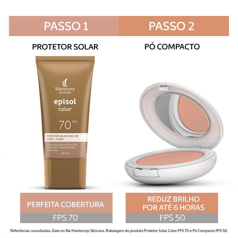 Protetor-Solar-Facial-Mantecorp-Episol-Color-Tom-2-Claro-Fps-70-40-ml