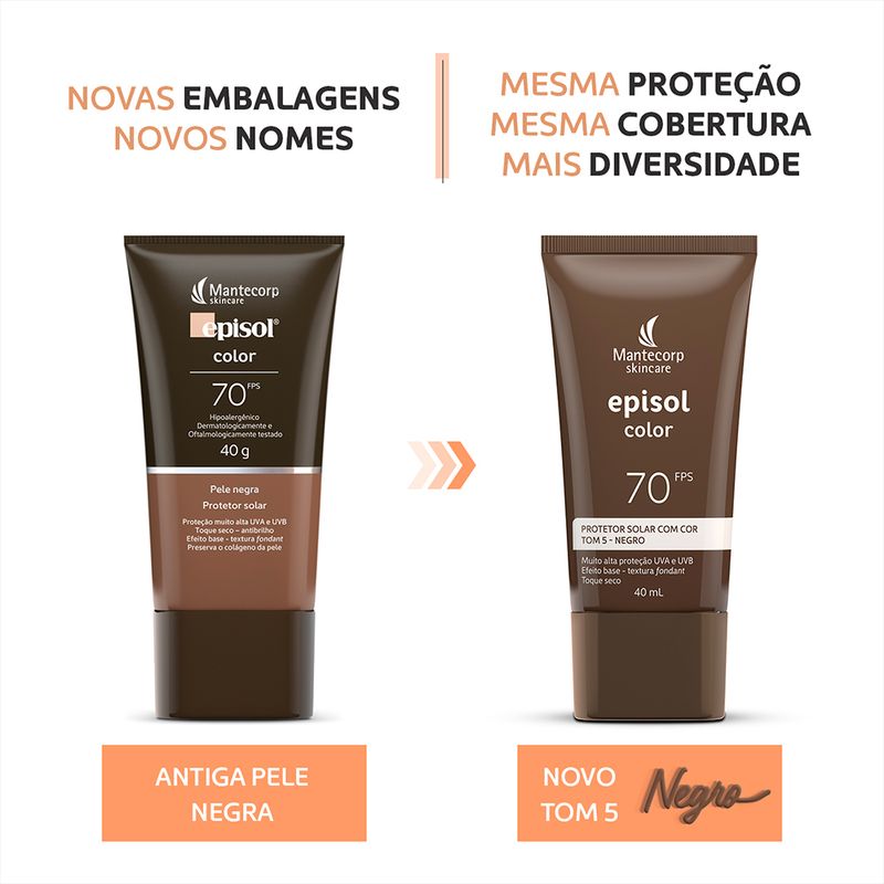Protetor-Solar-Facial-Mantecorp-Episol-Color-Tom-5-Negro-Fps-70-40-ml