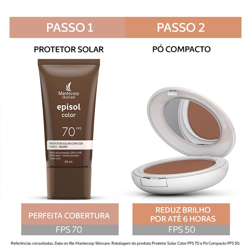 Protetor-Solar-Facial-Mantecorp-Episol-Color-Tom-5-Negro-Fps-70-40-ml