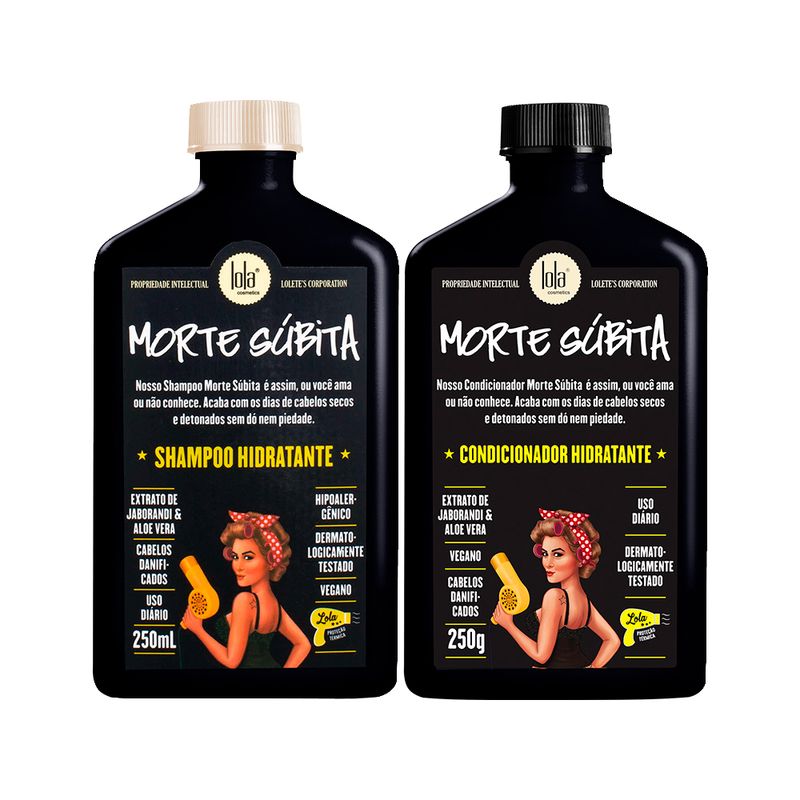 Kit-Lola-Cosmetics-Hidratacao---Shampoo-Lola-Cosmetics-Morte-Subita-250-ml---Condicionador-Lola-Cosmetics-Morte-Subita-250-g-Vitrine