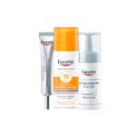 Kit-Eucerin---Protetor-Solar-Facial-Matte-FPS-70-Clara-50-ml-ml---Creme-Para-os-Olhos-15-ml---Creme-Facial-Anti-Idade-8-ml-Vitrine