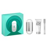Kit-Perfume-Carolina-Herrera-212-NYC-Feminino-Eau-de-Toilette-100-ml---Hidratante-Corporal-75-ml---Miniatura-10-ml-Vitrine