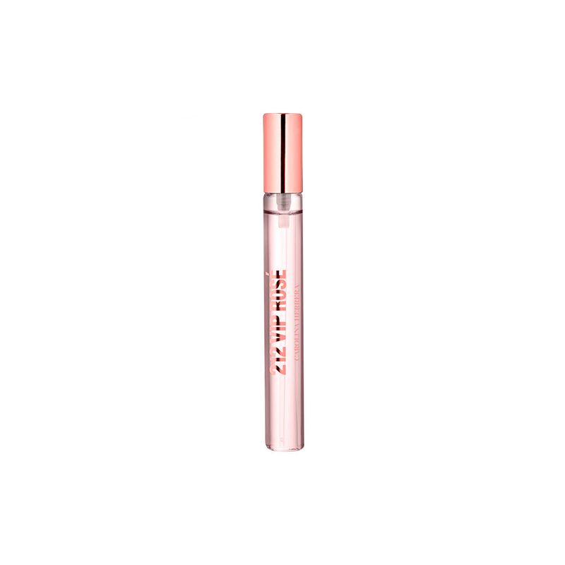 Kit-Perfume-Carolina-Herrera-212-VIP-Rose--Feminino-Eau-de-Parfum-80-ml---Hidratante-Corporal-100-ml---Miniatura-10-ml-Frasco-Miniatura