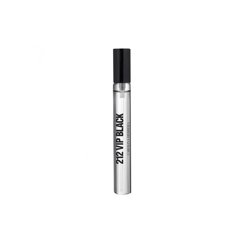 Kit-Perfume-Carolina-Herrera-212-VIP-Black-Masculino-Eau-de-Parfum-100-ml---Gel-de-Banho-100-ml---Miniatura-10-ml-Frasco-Miniatura
