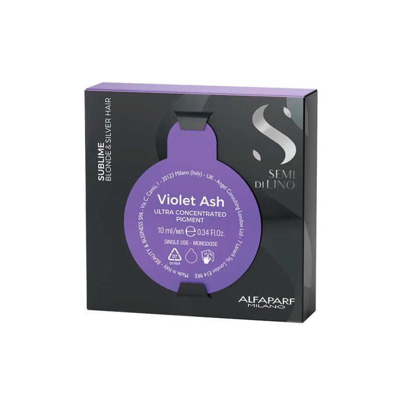 Pigmento-Concentrado-Alfaparf-Milano-Semi-Di-Lino-Violet-Ash-10-ml-Caixa