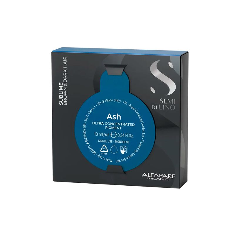 Pigmento-Concentrado-Alfaparf-Milano-Semi-Di-Lino-Sublime-Ash-10-ml-Caixa