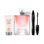 Kit-Perfume-Lancome-La-Vie-Est-Belle-Feminino-Eau-de-Parfum-Eau-de-Parfum-100-ml---Mascara-de-Cilios---Locao-Corporal-50-ml-Produtos