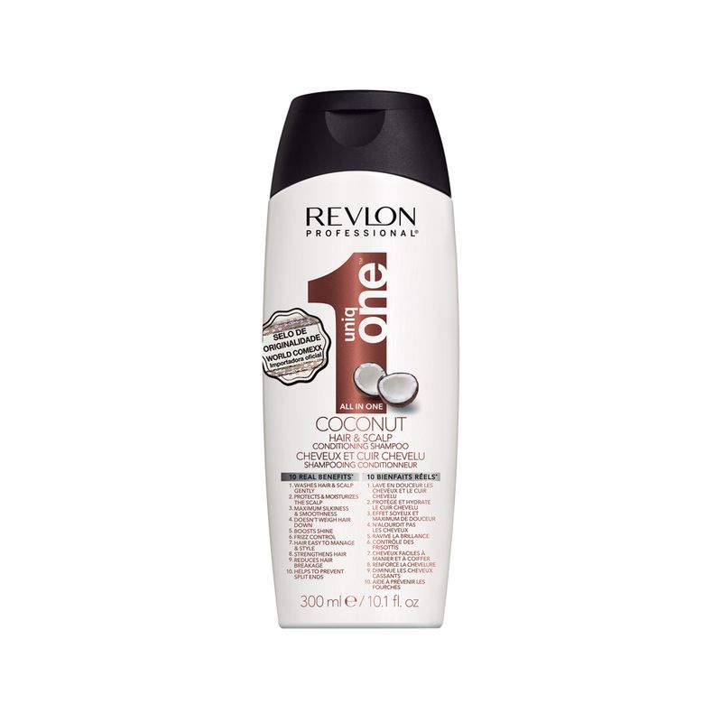 Shampoo-Revlon-Professional-Uniq-One-Coconut-300-ml-Vitrine
