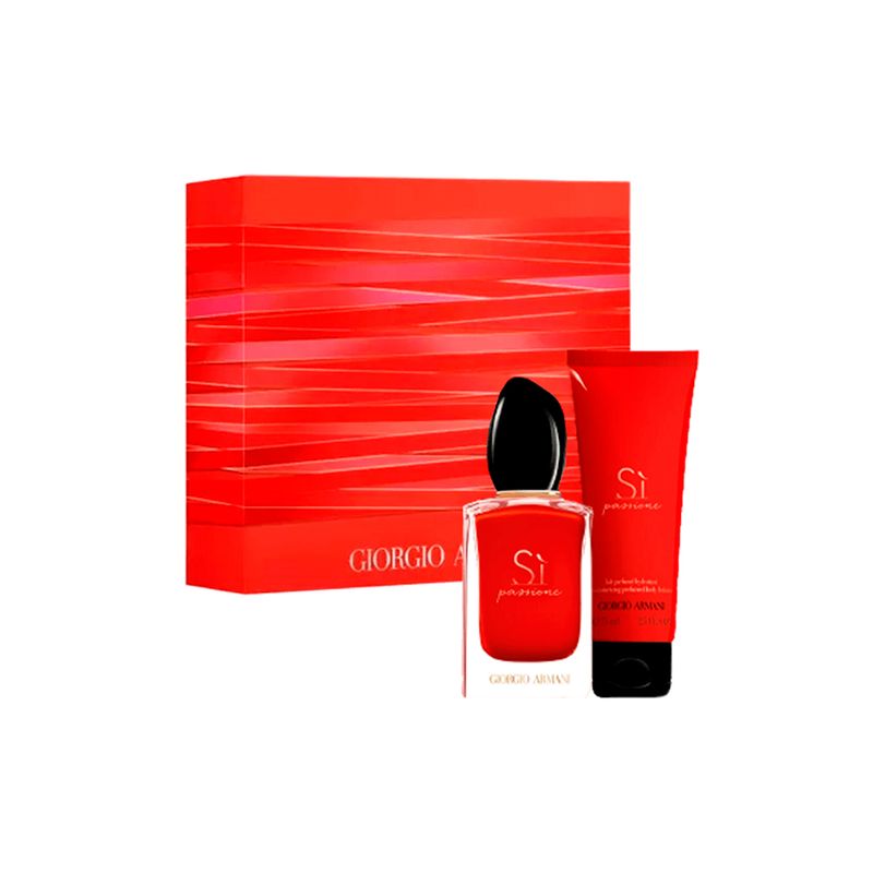 Kit-Perfume-Giorgio-Armani-Si-Passione-Feminino-Eau-de-Toilette-50-ml---Locao-Corporal-75-ml-Vitrine