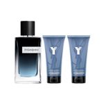 Kit-Perfume-Yves-Saint-Laurent-Y-Masculino-Eau-de-Parfum-100-ml---Gel-Douche-50-ml---Pos-Barba-50-ml-Produtos
