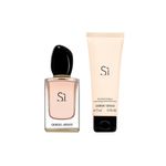 Kit-Perfume-Giorgio-Armani-Si-Feminino-Eau-de-Parfum-50-ml---Locao-Corporal-75-ml-Produto