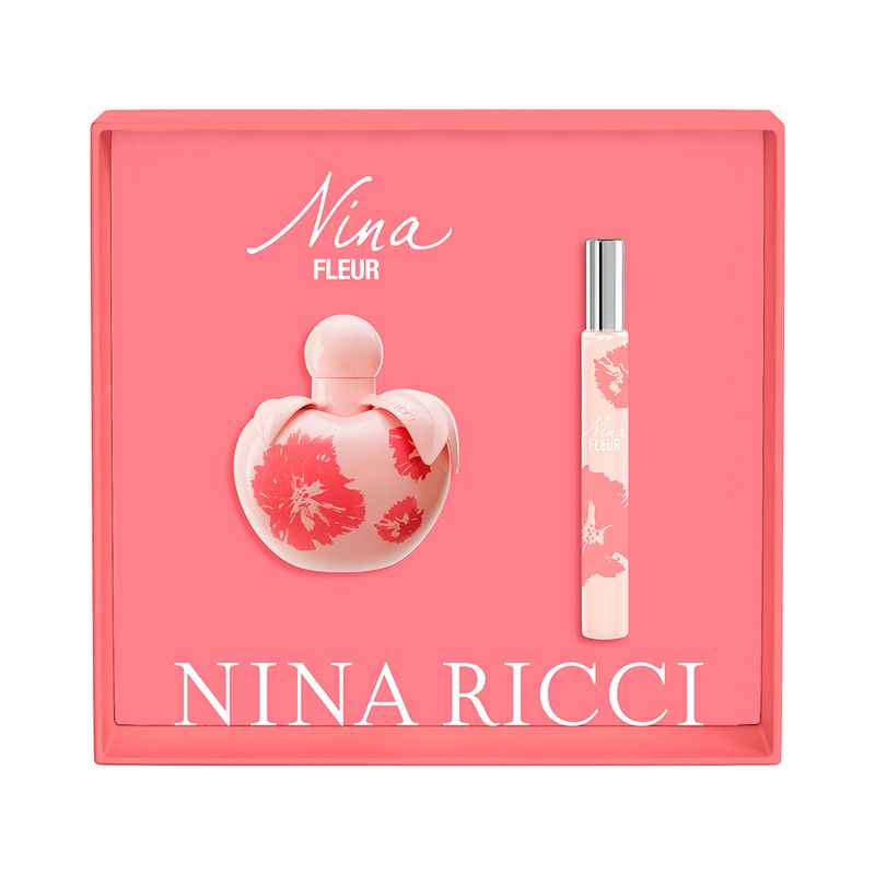 Kit-Perfume-Nina-Ricci-Nina-Fleur-Eau-de-Toilette-50ml---Perfume-Rollon-Nina-Fleur