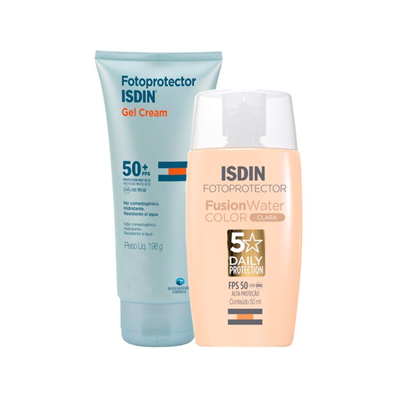 kit-isdin-fusion-water-5-stars-color-prot-sol-facial-fps50-clara-50ml-fotoprotector-prot-sol-corp-fps50--198g-Vitrine