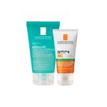 Kit-La-Roche-Posay-Facial---Gel-de-Limpeza-150-g---Protetor-Solar-Antioleosidade-FPS-80-40-g-Vitrine