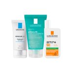 Kit-La-Roche-Posay-Facial---Gel-de-Limpeza-150-g---Protetor-Solar-FPS-50-40-ml---Creme-Hidratante-40-ml-Vitrine