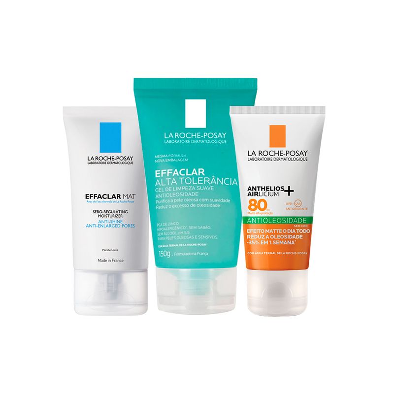 Kit-La-Roche-Posay-Facial---Gel-de-Limpeza-150-g---Protetor-Solar-Antioleosidade-FPS-80-40-g---Creme-Hidratante-40-ml-Vitrine