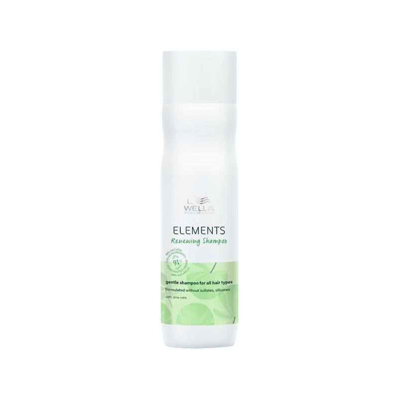 Kit-Capilar-Hidratacao-Wella---Shampoo-Wella-Professionals-Elements-Renewing-250-ml---Condicionador-Wella-Professionals-Elements-Renewing-200-ml---Mascara-de-Hidratacao-Wella-Professionals-Elements-Renewing-150-ml-Frasco-Shampoo