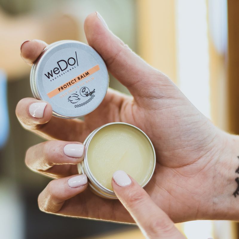 Balm-Capilar-WeDo-Professional-Ends-25-g-Modelo-e-Produto