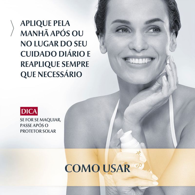 Protetor-Solar-Facial-Anti-Idade-Eucerin-Sun-CC-Cream-Claro-FPS-60-50-ml-Como-Usar