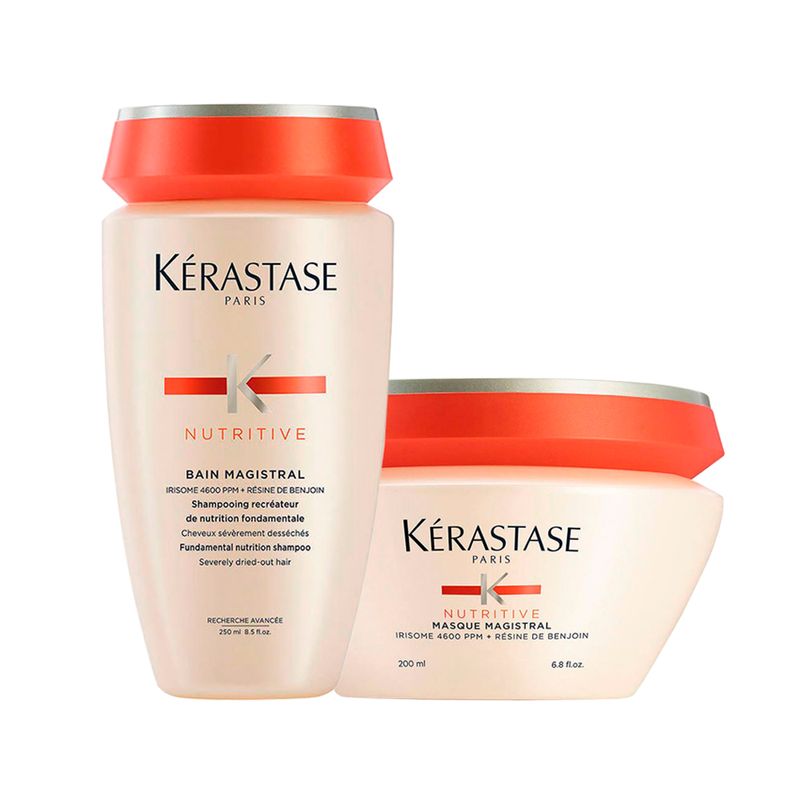 Kit-Kerastase-Nutritive-Magistral---Shampoo-250-ml---Mascara-200-ml-Frasco