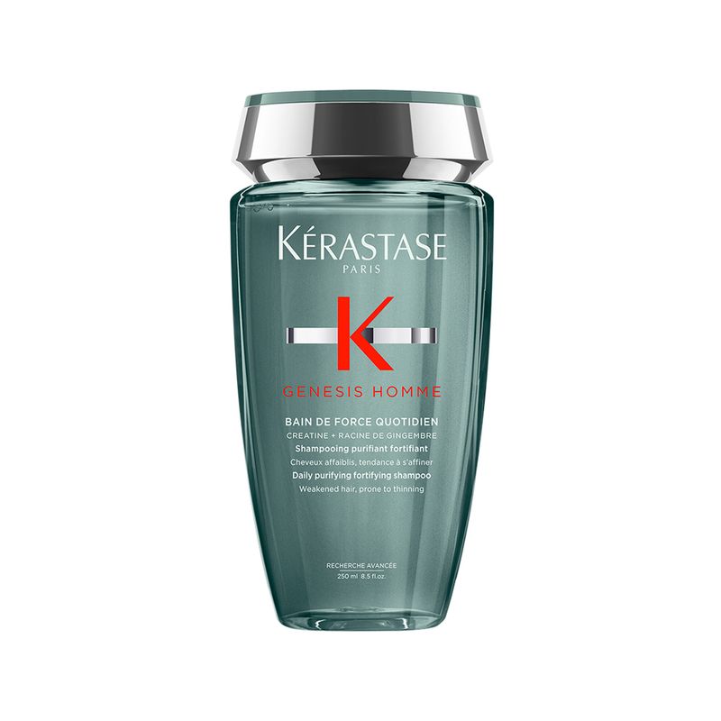 Kit-Kerastase-Genesis-Homme-–-Shampoo-Quotidien-250-ml---Spray-150-ml---Serum-90-ml-Frasco-Shampoo