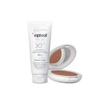 Kit-Cuidado-da-Pele-Mantecorp---Protetor-Solar-Facial-FPS-30-60-g---Protetor-Solar-em-Po-Facial-FPS-50-Negra-10-g-Vitrine