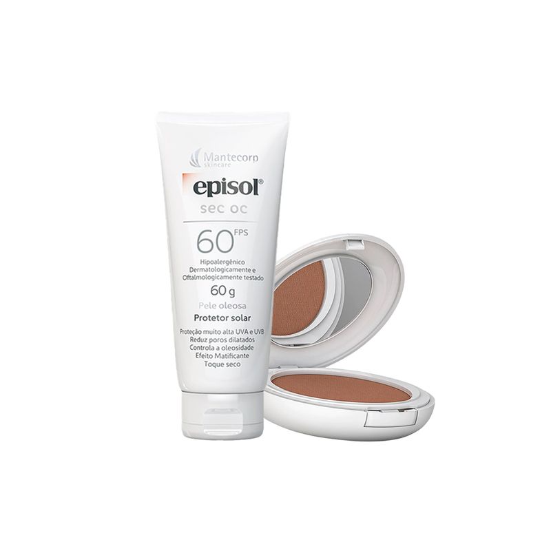 Kit-Cuidado-da-Pele-Mantecorp---Protetor-Solar-Facial-FPS-60-60-g---Protetor-Solar-em-Po-Facial-FPS-50-Negra-10-g-Vitrine