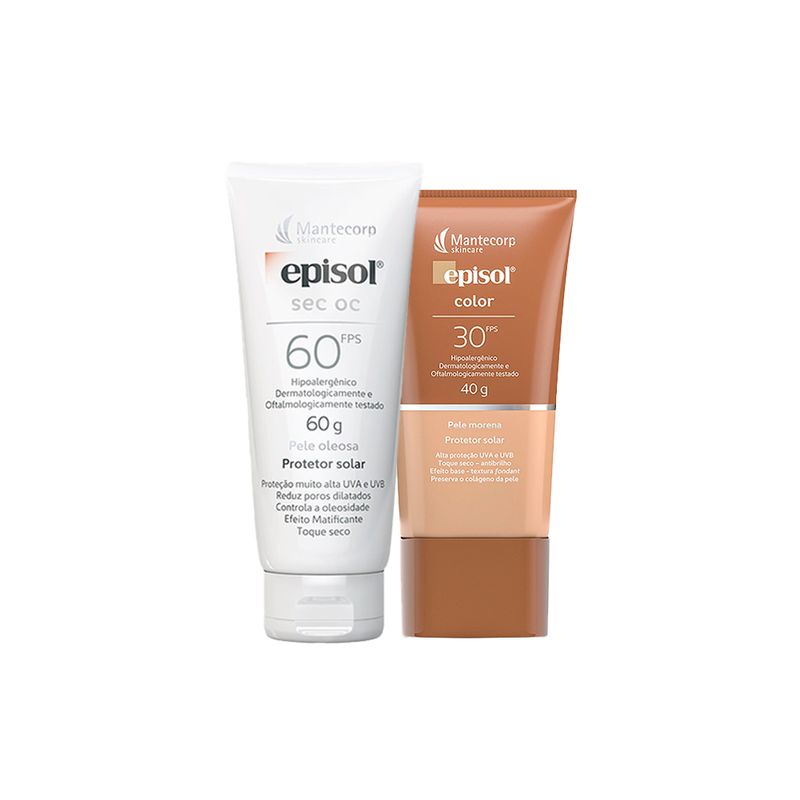 Kit-Cuidado-da-Pele---Protetor-Solar-Facial-60-60-g---Protetor-Solar-Facial-FPS-30-Morena-40-g-Vitrine