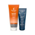 Kit-Cuidado-da-Pele-Mantecorp---Protetor-Solar-Corporal-FPS-60-200-ml---Protetor-Solar-Facial--FPS-45-60-g-Vitrine
