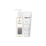 Kit-Anti-Manchas-Mantecorp---Sabonete-Liquido-Facial----Protetor-Solar-Facial-FPS-99-60-g-Vitrine