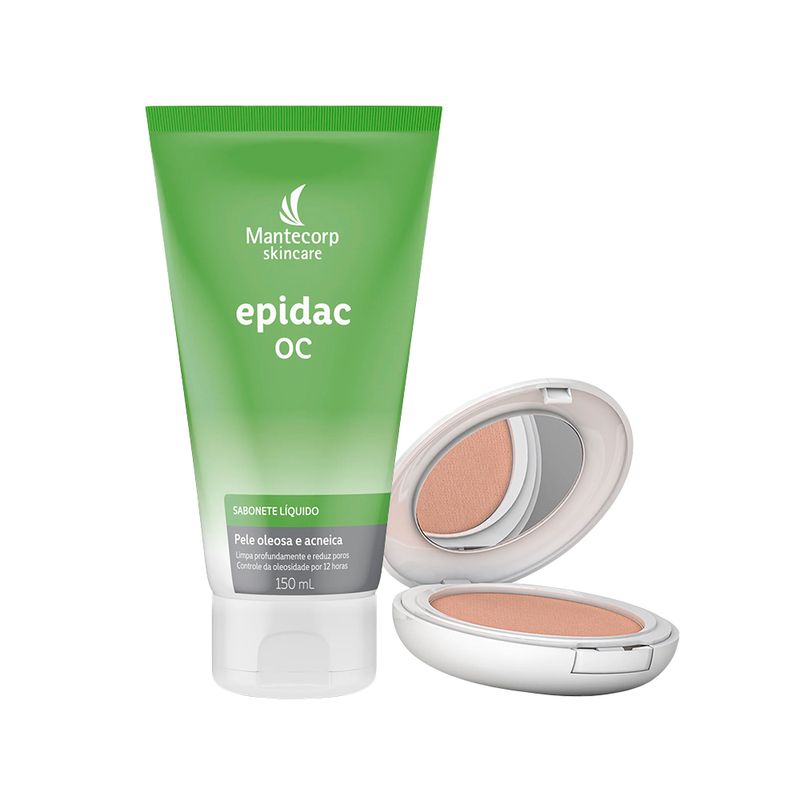 Kit-Antioleosidade-Mantecorp---Sabonete-Liquido-Facial----Protetor-Solar-em-Po-Facial-FPS-50-Clara-10-g-Vitrine