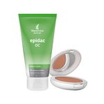 Kit-Antioleosidade-Mantecorp---Sabonete-Liquido-Facial-150-ml---Protetor-Solar-em-Po-Facial--FPS-50-Morena-10-g-Vitrine