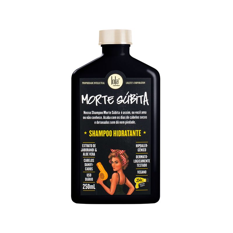 Kit-Lola-Cosmetics-Hidratacao-Morte-Subita---Shampoo-250-ml---Condicionador-250-g---Mascara-de-Hidratacao-450-g-Frasco-Shampoo