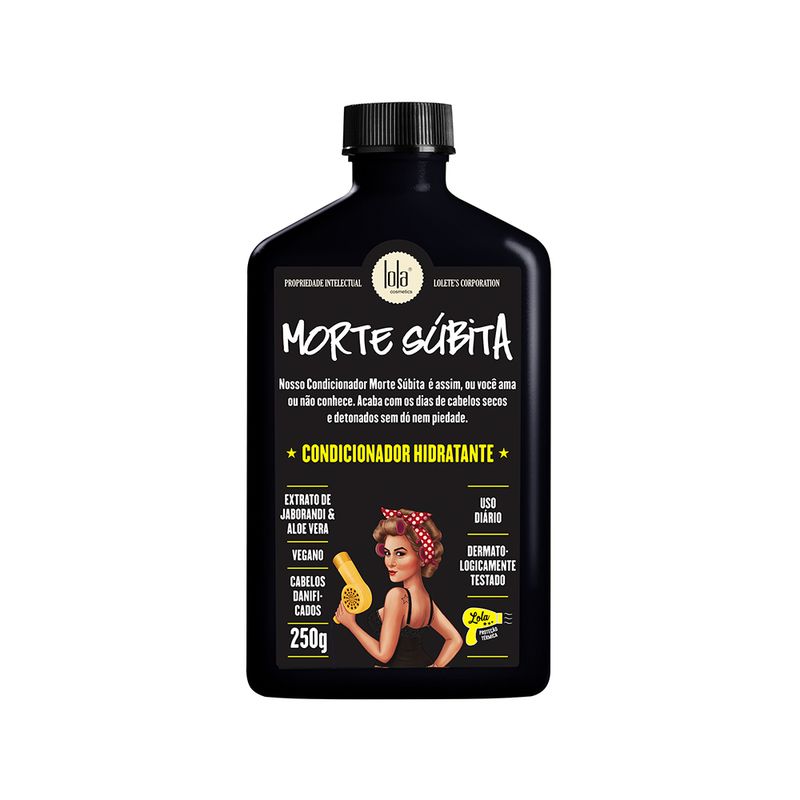 Kit-Lola-Cosmetics-Hidratacao-Morte-Subita---Shampoo-250-ml---Condicionador-250-g---Mascara-de-Hidratacao-450-g-Frasco-Condicionador