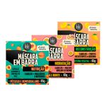 Kit-Cronograma-Capilar-Lola-Cosmetics---Mascara-de-Hidratacao-em-Barra-65-g----Mascara-de-Reconstrucao-em-Barra-65-g----Mascara-de-Nutricao-em-Barra-65-g-Vitrine