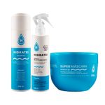 Kit-Hidratei---Shampoo-Hidratei-250-ml---Mascara-de-Hidratacao-Hidratei-250-g---Leave-in-Multifuncional-Hidratei-250-ml-Vitrine