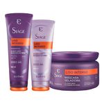 Kit-Eudora-Siage-Liso-Intenso-4D----Shampoo-250-ml---Condicionador-200-ml---Mascara-Antifrizz-4D-250-g-Vitrine