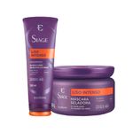 Kit-Eudora-Siage-Liso-Intenso-4D---Shampoo-250-ml---Mascara-Antifrizz-250-g-Vitrine