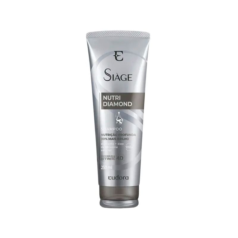 Kit-Eudora-Siage-Nutri-Diamond-4D---Shampoo-250-ml---Condicionador-200-ml---Mascara-de-Nutricao-250-g-Frasco-Shampoo