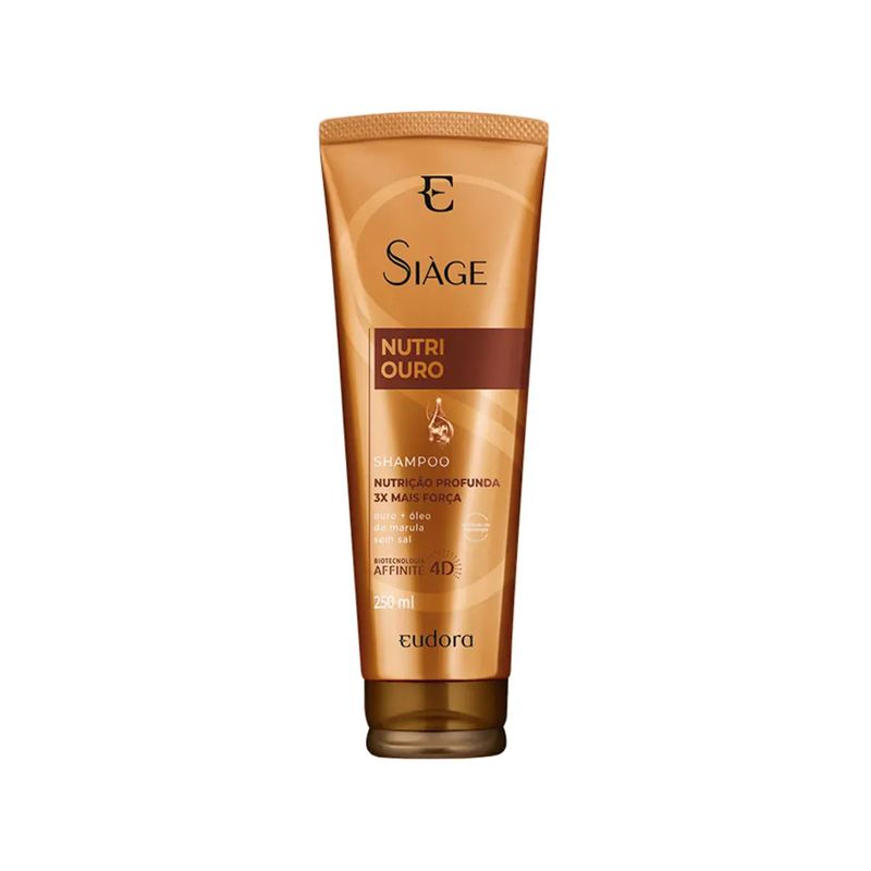 Kit-Eudora-Siage-Nutri-Ouro---Shampoo-250-g---Condicionador-200-ml-Frasco-Shampoo