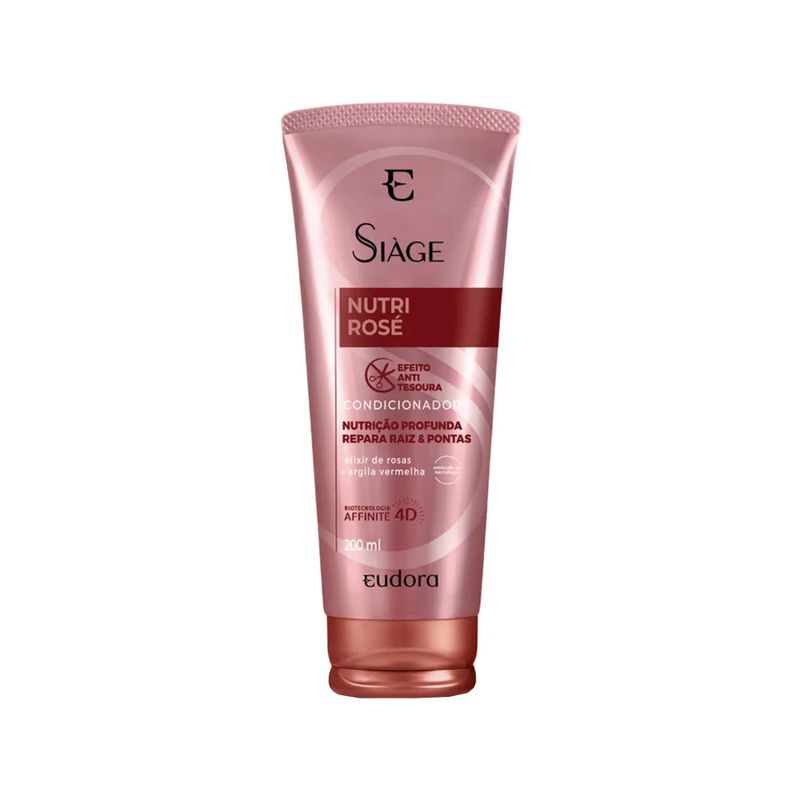 Kit-Eudora-Siage-Nutri-Rose-4D---Shampoo-250-ml---Condicionador-200-ml-Frasco-Condicionador