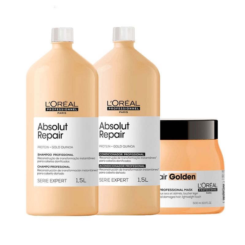 Kit-L-Oreal-Professionnel-Serie-Expert-Absolut-Repair-Gold-Quinoa-–-Shampoo-1500-ml---Condicionador-1500-ml---Mascara-500-g-Vitrine