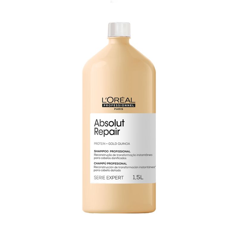 Kit-L-Oreal-Professionnel-Serie-Expert-Absolut-Repair-Gold-Quinoa-–-Shampoo-1500-ml---Condicionador-1500-ml---Mascara-500-g-Frasco-Shampoo