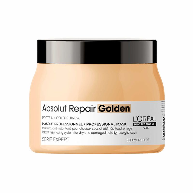 Kit-L-Oreal-Professionnel-Serie-Expert-Absolut-Repair-Gold-Quinoa-–-Shampoo-1500-ml---Condicionador-1500-ml---Mascara-500-g-Frasco-Mascara