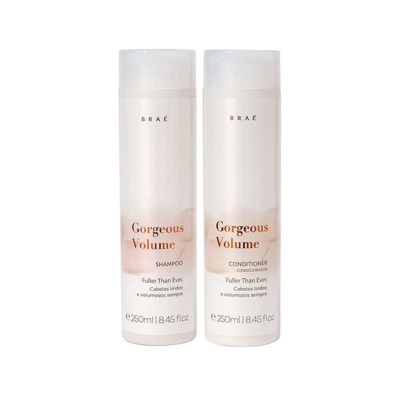 Kit-Brae-Gorgeous-Volume---Shampoo-Brae-Gorgeous-Volume-250-ml---Condicionador-Brae-Gorgeous-Volume-250-ml-Vitrine