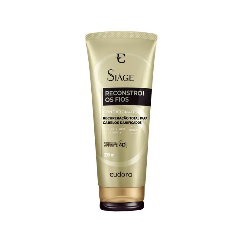 Kit-Eudora-Siage-Reconstroi-os-Fios-4D---Shampoo-250-ml---Condicionador-200-ml---Mascara-de-Reconstrucao-250-g-Frasco-Condicionador